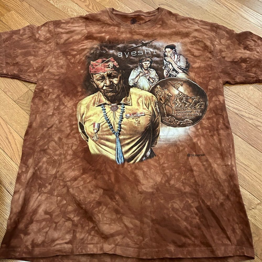 The Mountain Native American Military Tshirt